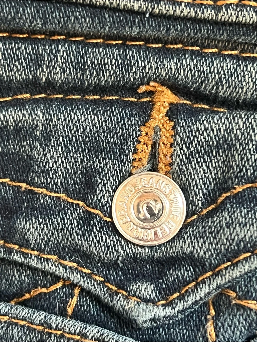 True Religion Ricky Relaxed Straight Dark Wash Jeans Mens Size 30 Made In Mexico